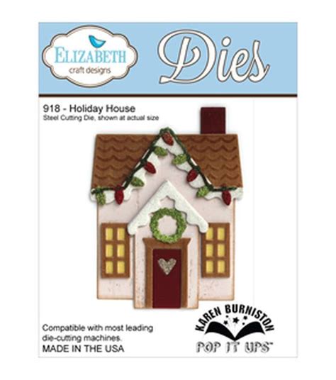 elizabeth craft designs holiday house metal dies|Amazon.com: Elizabeth Craft Die.